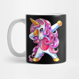 Dabbing Unicorn Birthday Shirt Girls Cute Unicorn Mug